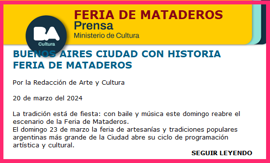 FERIA DE MATADEROS